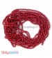 Metal Ball Chain 1.5mm - Red - 2 meter